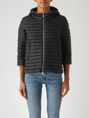 1. Chaqueta de mujer Punky de nailon Negro