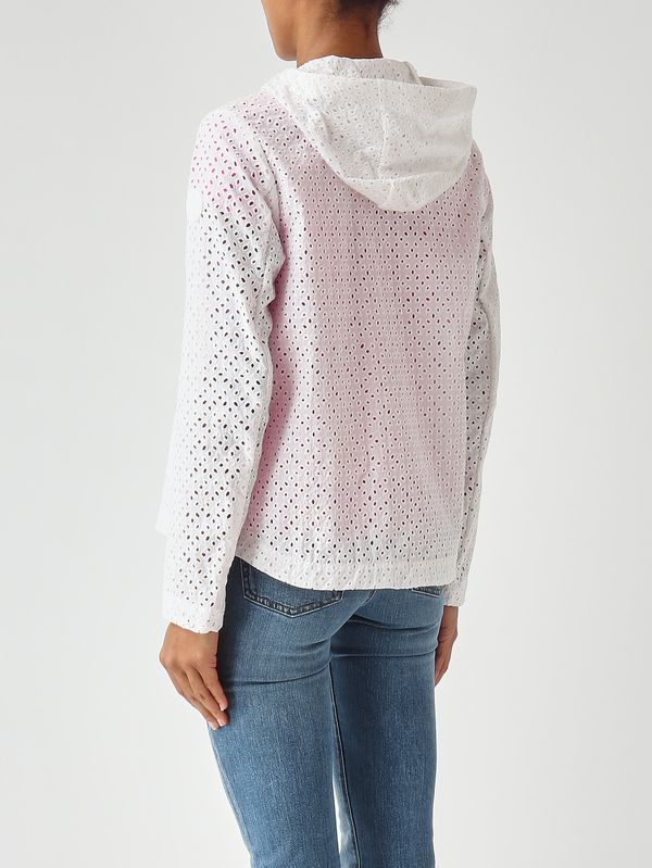4. Veste femme Blooming en tissu effet broderie anglaise Blanc Colmar 19251hz