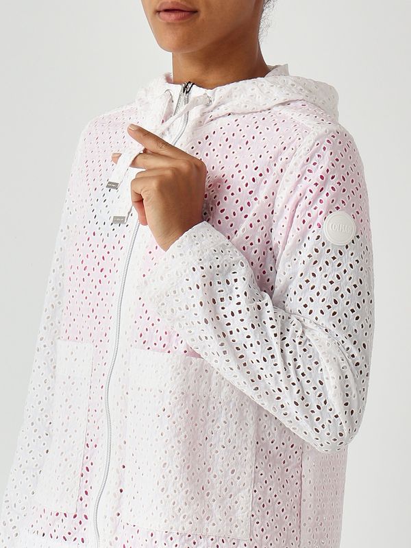 5. Veste femme Blooming en tissu effet broderie anglaise Blanc Colmar 19251hz