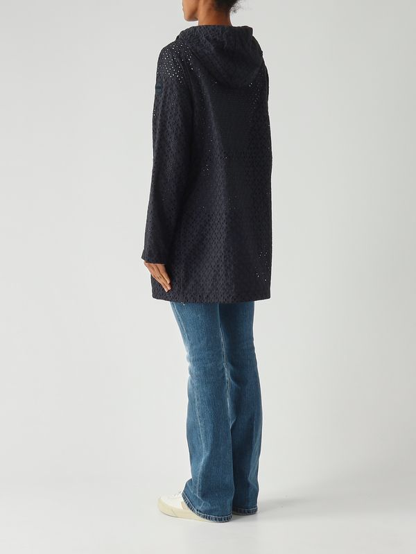 4. Veste femme Blooming en tissu ajouré Bleu marine Colmar 19261hz