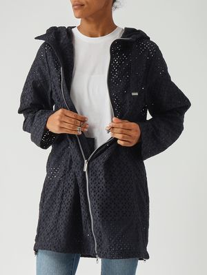 5. Veste femme Blooming en tissu ajouré Bleu marine