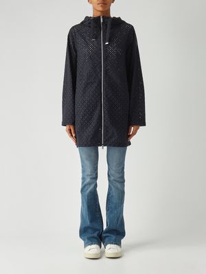 1. Veste femme Blooming en tissu ajouré Bleu marine