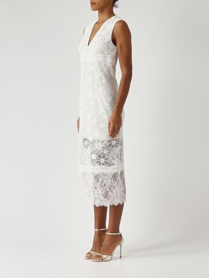 3. Vestido de mujer Audrey de encaje Blanco