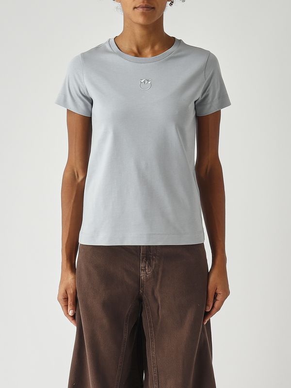 1. Camiseta de algodón para mujer Azul Pinko 100355a339