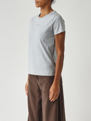 3. Camiseta de algodón para mujer Azul