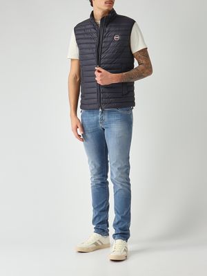 2. Chaleco para hombre Repunk en tejido elástico reciclado Azul marino