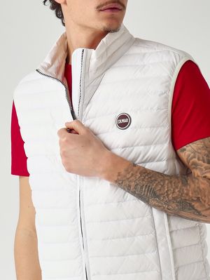 5. Gilet uomo Repunk in tessuto stretch riciclato Bianco