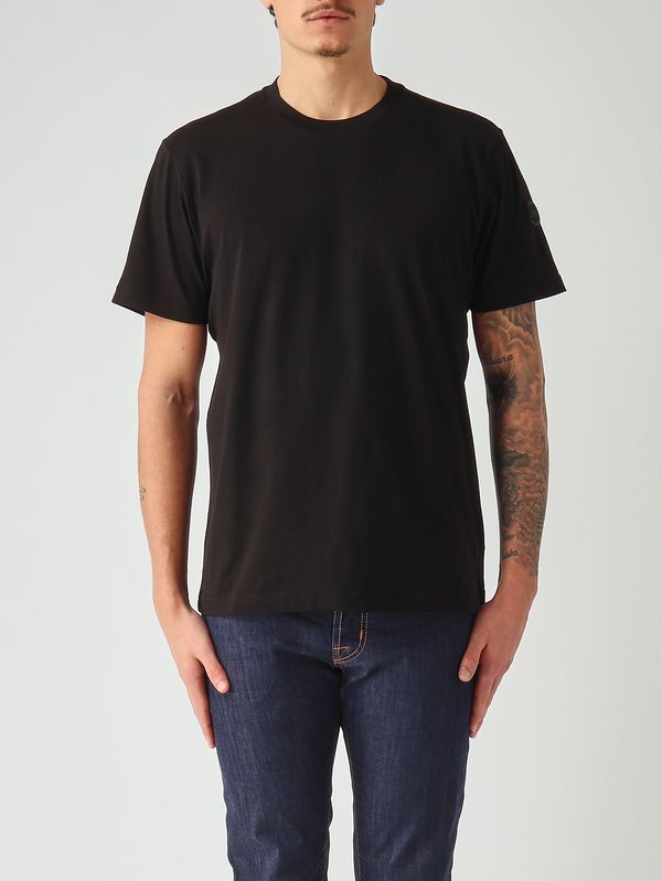 Herren-T-Shirt aus Baumwolle Schwarz Colmar