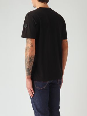 3. T-shirt uomo in cotone Nero