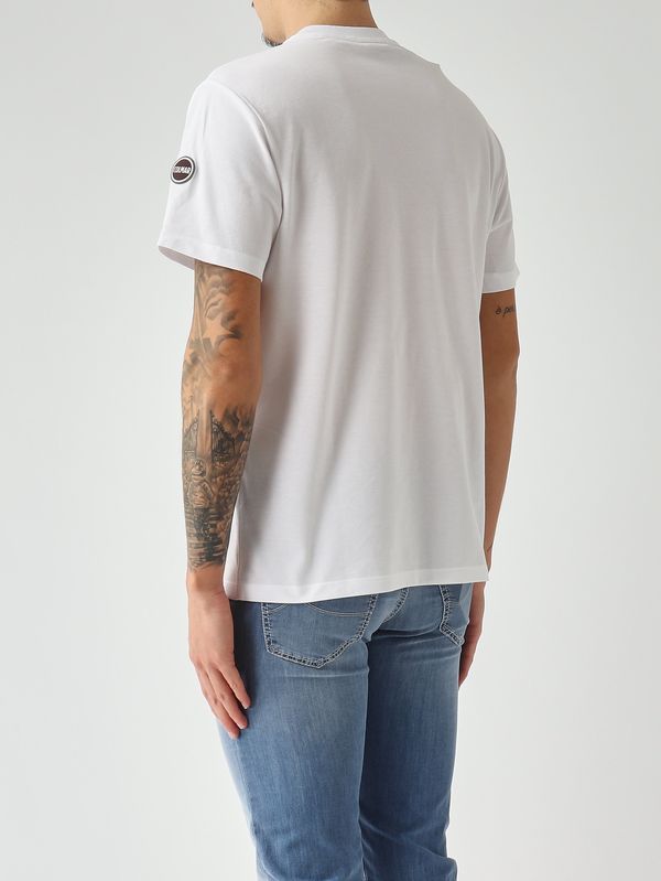 3. Herren-T-Shirt aus Baumwollpiqué Weiß Colmar 75207xh