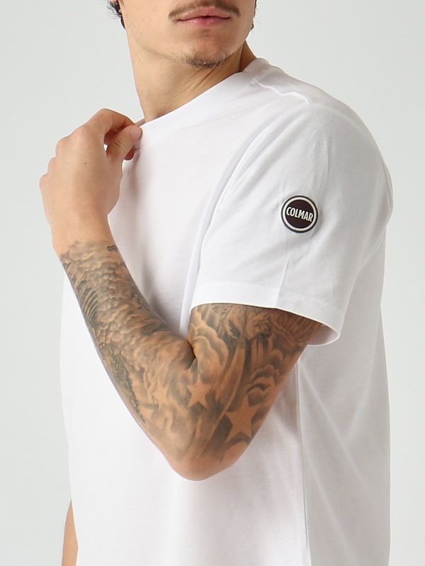 4. Herren-T-Shirt aus Baumwollpiqué Weiß Colmar 75207xh