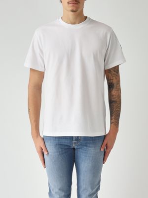 1. Herren-T-Shirt aus Baumwollpiqué Weiß