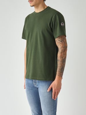 2. T-shirt uomo in cotone piquè Verde Bosco