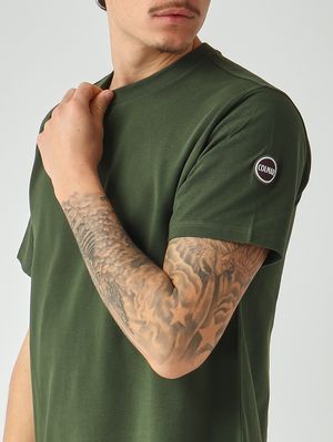 4. T-shirt uomo in cotone piquè Verde Bosco