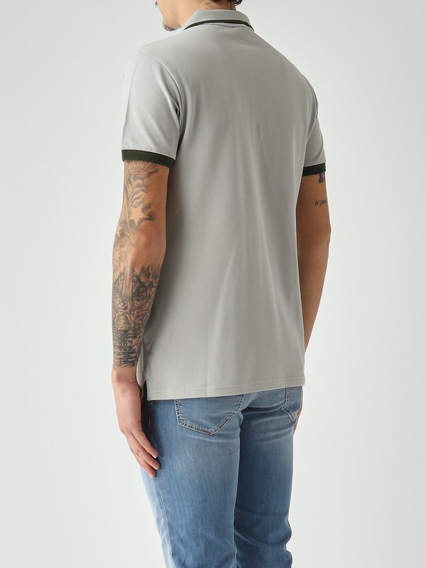 3. Herren-Poloshirt aus Stretch-Baumwollpiqué Aluminium Colmar 76874sh