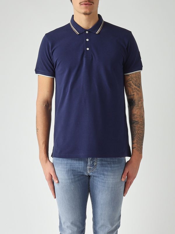 1. Polo de hombre de algodón piqué elástico Azul real Colmar 7659n4sh