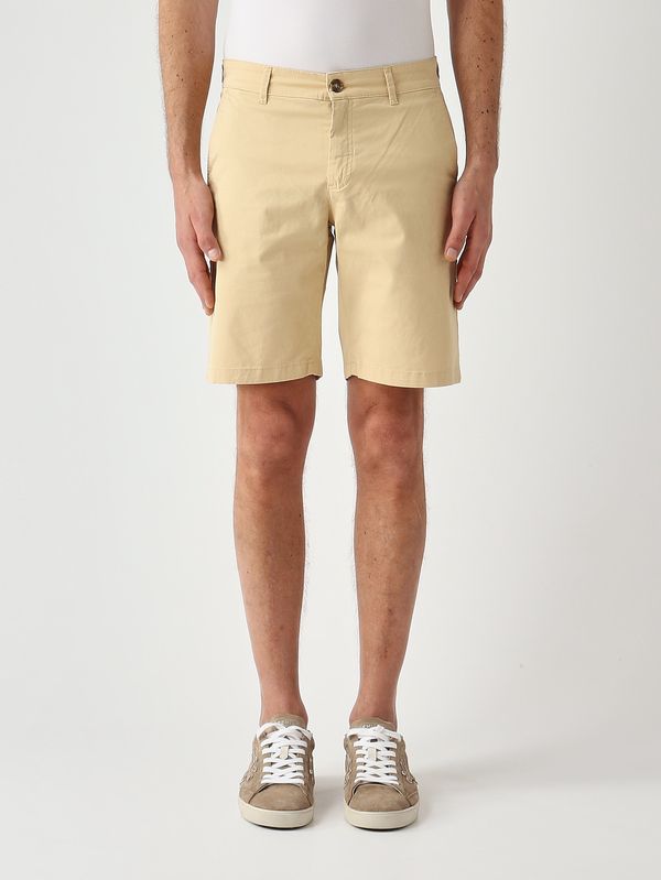 Herren-Bermuda aus Stretch-Baumwolle Papyrus Colmar