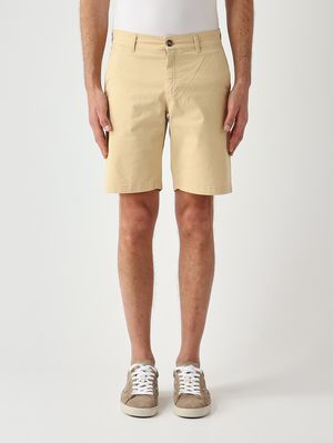 1. Men's stretch cotton Bermuda shorts Papyrus