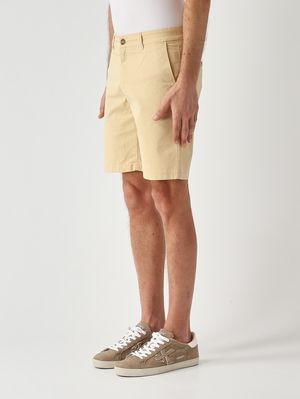 2. Men's stretch cotton Bermuda shorts Papyrus