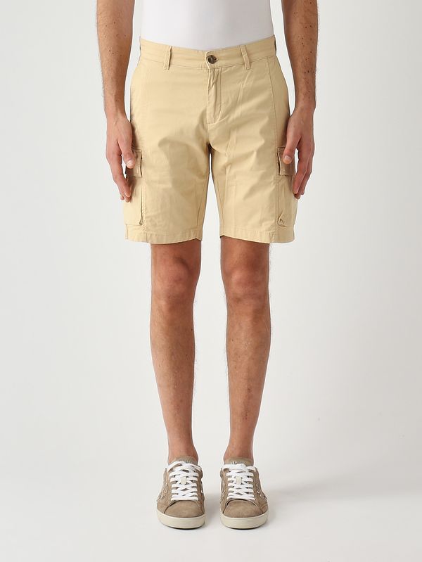 Herren-Bermuda aus Stretch-Baumwolle Papyrus Colmar