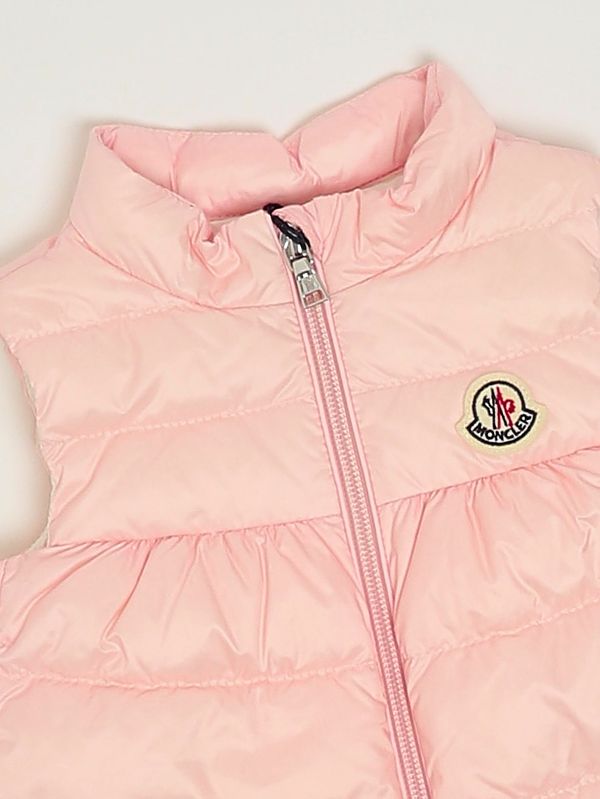 3. Hiva Weste für neugeborene Mädchen aus Nylon Rosa Moncler l19511a00019597yf