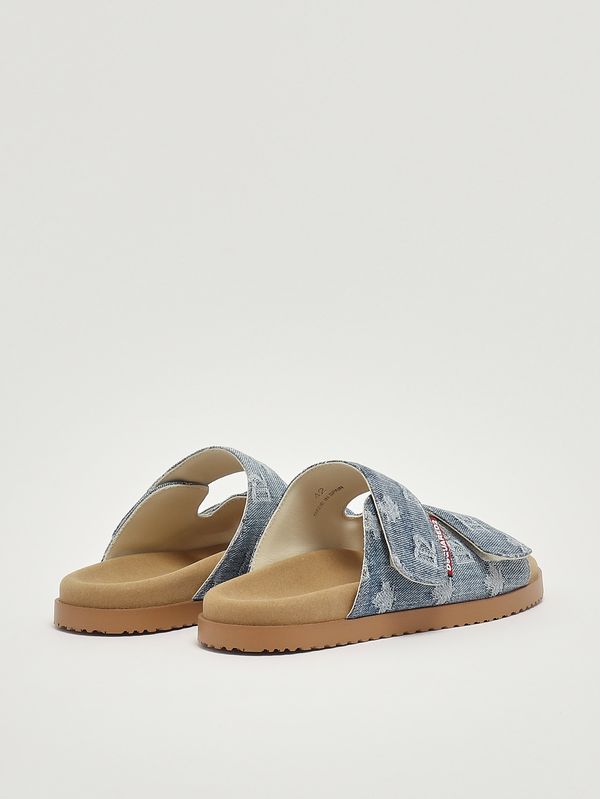3. Sandale en denim de coton pour homme Denim clair Dsquared2 fsm008710108752
