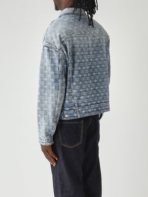 5. Herrenjacke aus Baumwoll-Denim Helles Denim