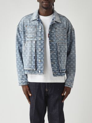 2. Herrenjacke aus Baumwoll-Denim Helles Denim