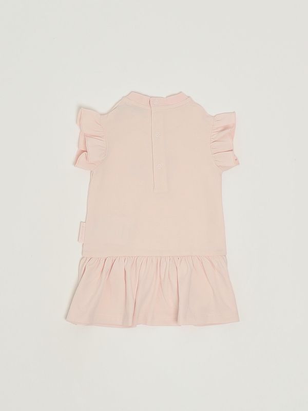 2. Robe bébé fille en coton extensible Rose Moncler l19518i0000289aum