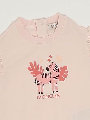 3. Robe bébé fille en coton extensible Rose