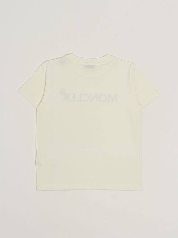 2. T-shirt en coton pour garçon Blanc Moncler l19548c0001089afv