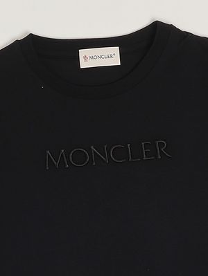 3. Baumwoll-T-Shirt für Mädchen Schwarz