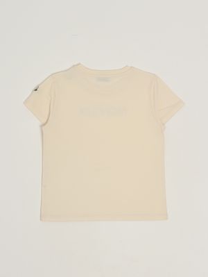2. Baumwoll-T-Shirt für Mädchen Creme