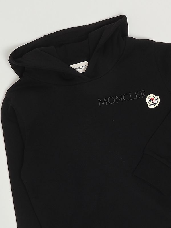 3. Mädchen-Sweatshirt aus Baumwolle Schwarz Moncler l19548g0001189akm