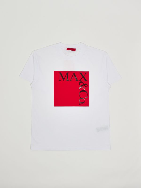 1. T-shirt fille en coton Blanc Max & Co. KID mx0005mx057