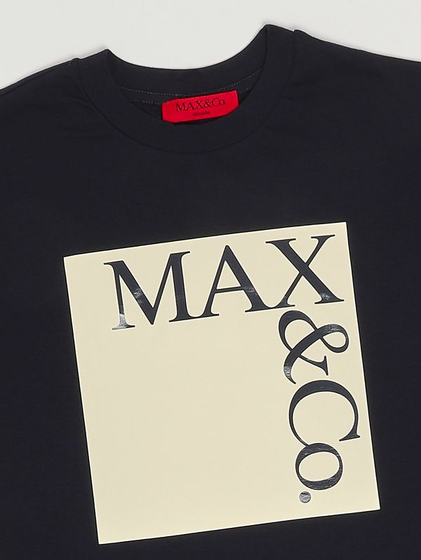 3. Girls' cotton T-shirt Blue Max & Co. KID mx0005mx057