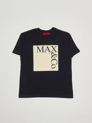 1. Girls' cotton T-shirt Blue