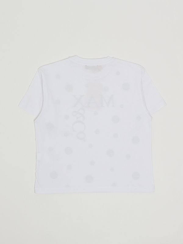 2. Mädchen-T-Shirt aus Baumwolle Weiß Max & Co. KID mx0289mx057