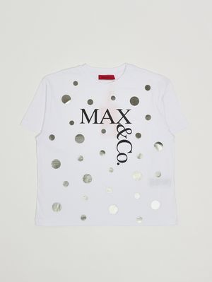 1. T-shirt bambina in cotone Bianco