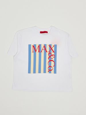 1. Girls' cotton T-shirt White