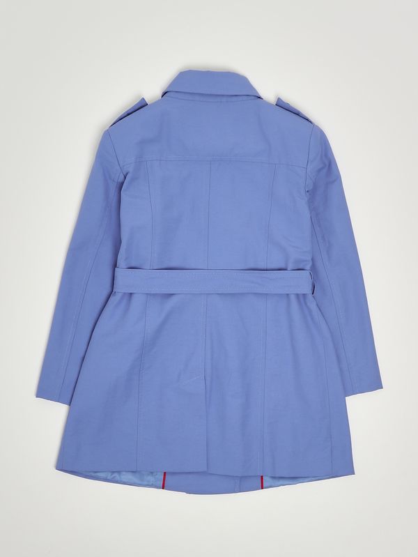 2. Gabardina para niña de mezcla de algodón Azul celeste Max & Co. KID mx0011mx003