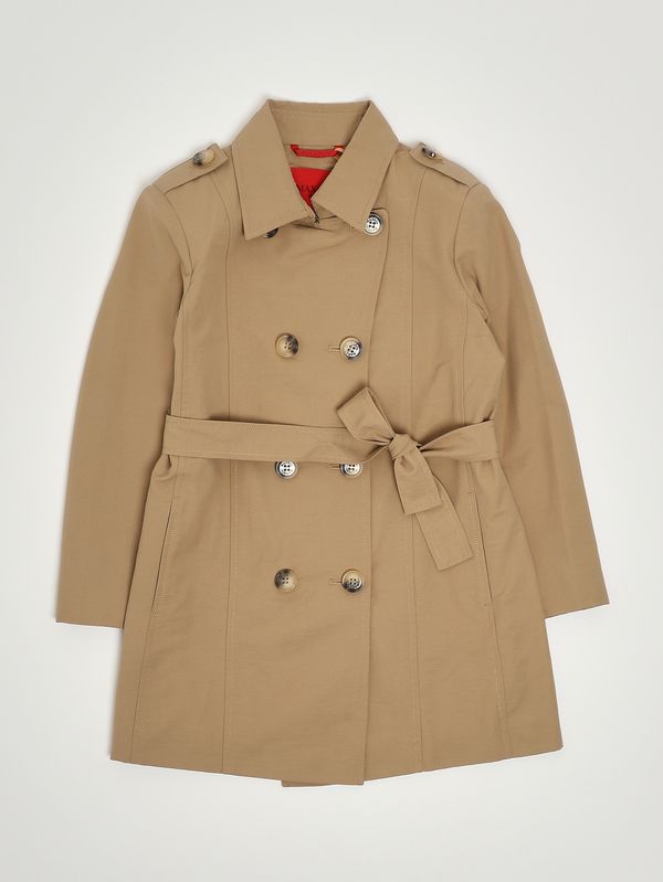 1. Trench bambina in misto cotone Cammello Max & Co. KID mx0011mx003