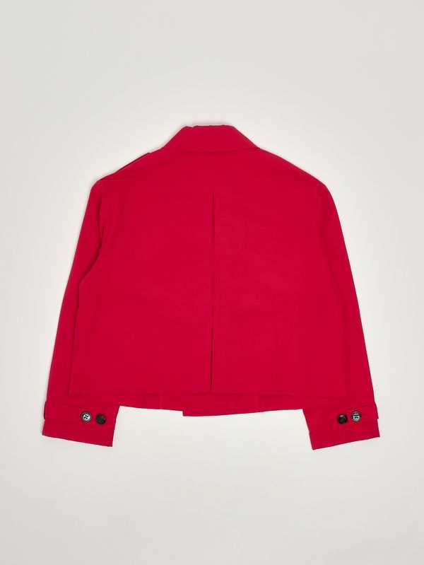 2. Giacca bambina in misto cotone Rosso Max & Co. KID mx0281mx003