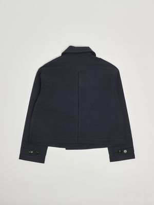 2. Giacca bambina in misto cotone Blu