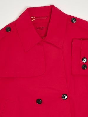 3. Giacca bambina in misto cotone Rosso
