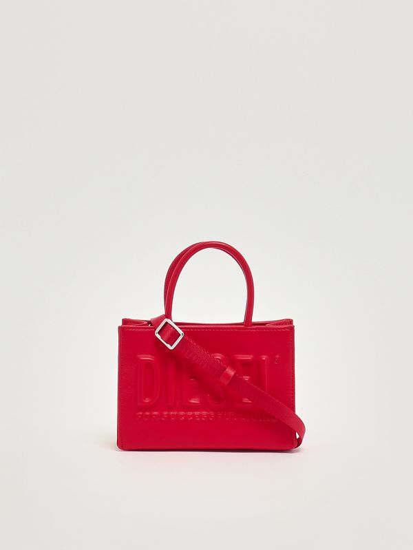 3. Borsa bambina DSL3D mini in simil pelle Rosso Diesel j02529p8073