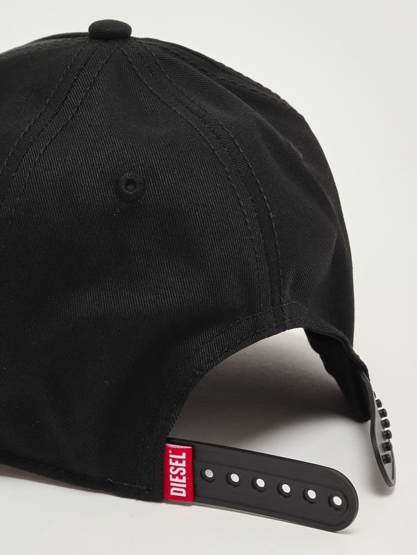 3. Gorra de béisbol infantil de algodón Negro Diesel j02707kxa77