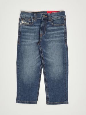 1. Vaqueros de niño 2010-J de algodón elástico Denim medio