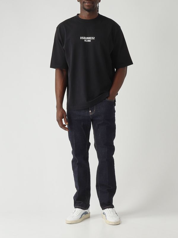 2. Jean homme 642 en denim de coton extensible 12 oz Denim Foncé Dsquared2 s74lb1894s30664