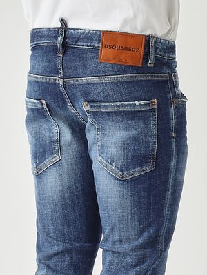 5. Herren-Skater-Jeans aus Stretch-Baumwoll-Denim Mittleres Denim